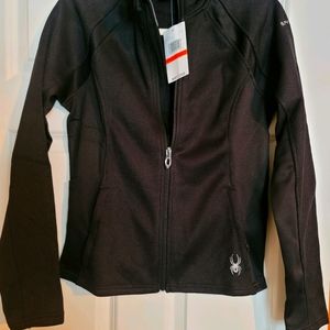 NEW Black Spyder Fleece Jacket